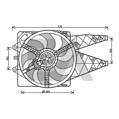 Ventilador, refrigeração do motor