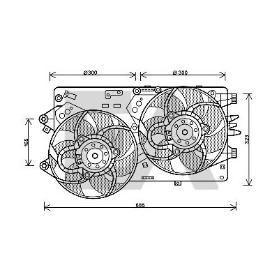 Ventilador, refrigeração do motor