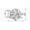 Ventilador, refrigeração do motor