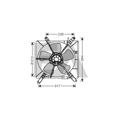 Ventilador, refrigeração do motor