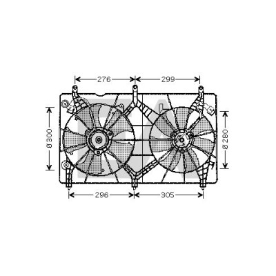 Ventilador, refrigeração do motor