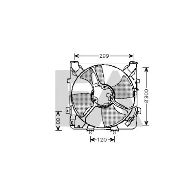 Ventilador, refrigeração do motor