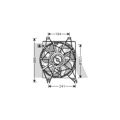 Ventilador, refrigeração do motor