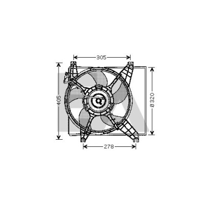 Ventilador, refrigeração do motor