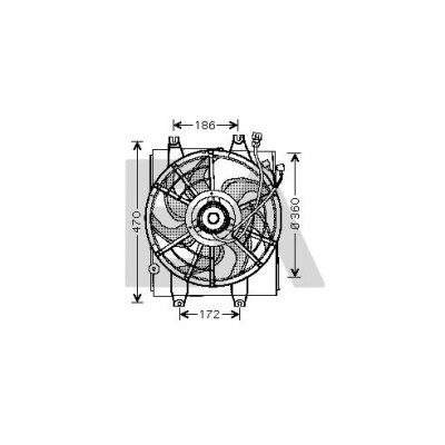 Ventilador, refrigeração do motor