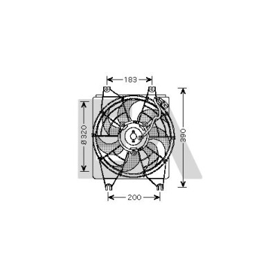 Ventilador, refrigeração do motor
