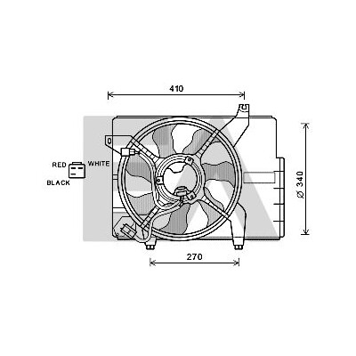 Ventilador, refrigeração do motor