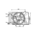 Ventilador, refrigeração do motor