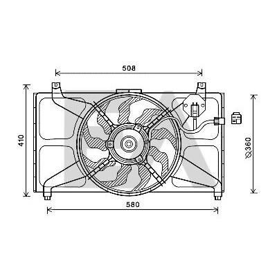 Ventilador, refrigeração do motor