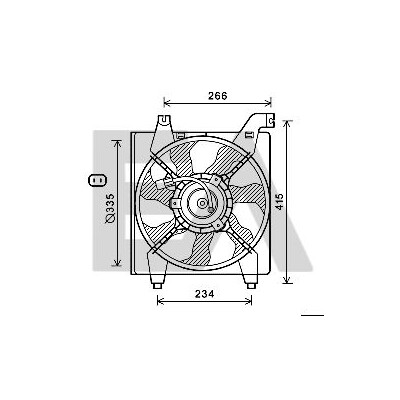 Ventilador, refrigeração do motor