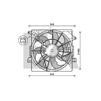 Ventilador, refrigeração do motor