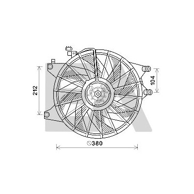 Ventilador, refrigeração do motor