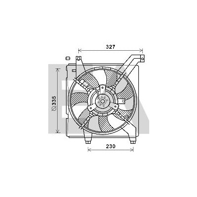 Ventilador, refrigeração do motor
