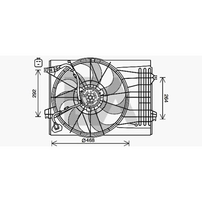 Ventilador, refrigeração do motor