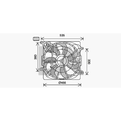 Ventilador, refrigeração do motor
