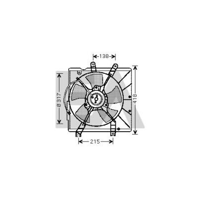 Ventilador, refrigeração do motor
