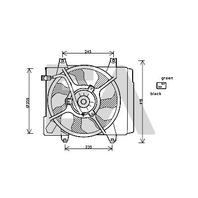 Ventilador, refrigeração do motor