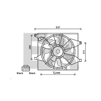 Ventilador, refrigeração do motor