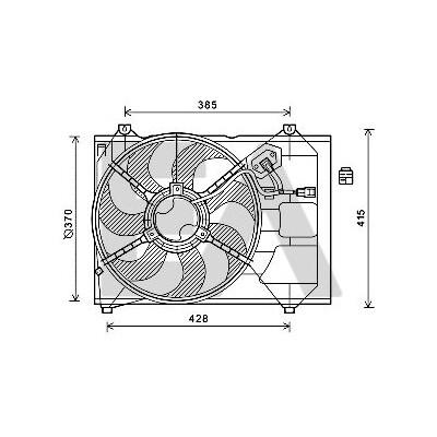 Ventilador, refrigeração do motor