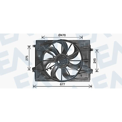 Ventilador, refrigeração do motor