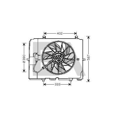 Ventilador, refrigeração do motor