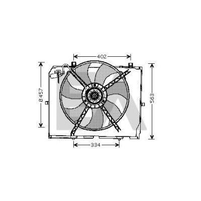 Ventilador, refrigeração do motor