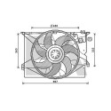 Ventilador, refrigeração do motor