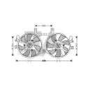 Ventilador, refrigeração do motor