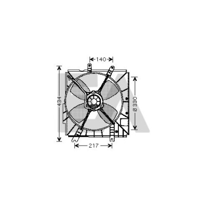 Ventilador, refrigeração do motor