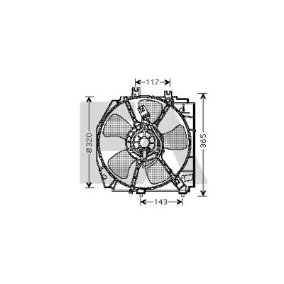 Ventilador, refrigeração do motor
