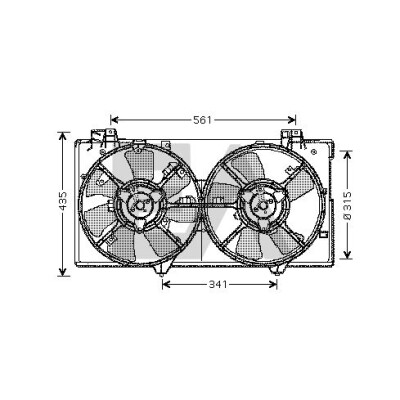Ventilador, refrigeração do motor