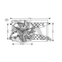 Ventilador, refrigeração do motor