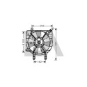 Ventilador, refrigeração do motor