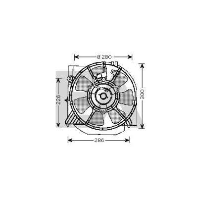 Ventilador, refrigeração do motor
