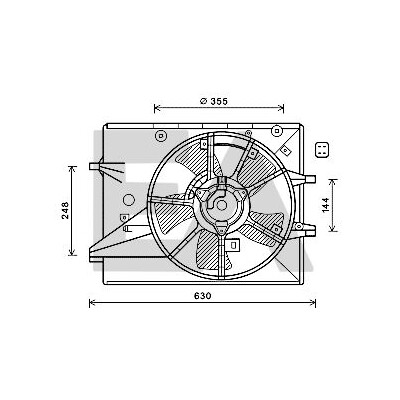 Ventilador, refrigeração do motor