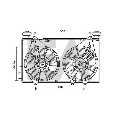 Ventilador, refrigeração do motor