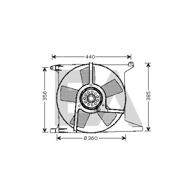 Ventilador, refrigeração do motor