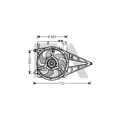 Ventilador, refrigeração do motor