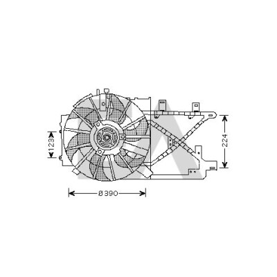 Ventilador, refrigeração do motor