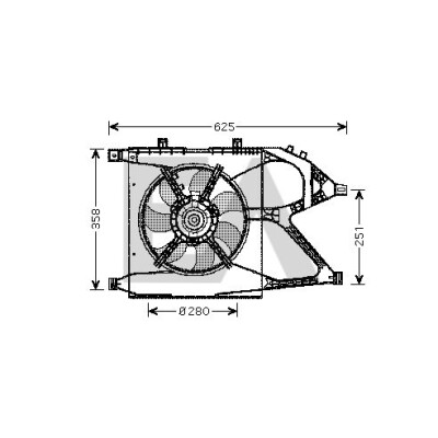 Ventilador, refrigeração do motor