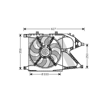 Ventilador, refrigeração do motor