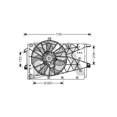 Ventilador, refrigeração do motor