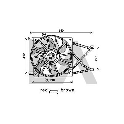 Ventilador, refrigeração do motor