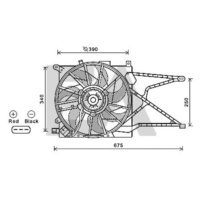 Ventilador, refrigeração do motor