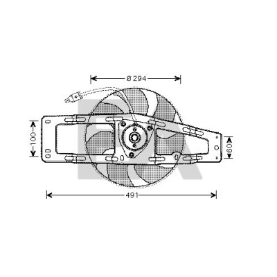 Ventilador, refrigeração do motor