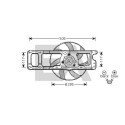 Ventilador, refrigeração do motor