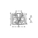 Ventilador, refrigeração do motor