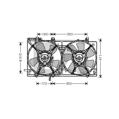 Ventilador, refrigeração do motor