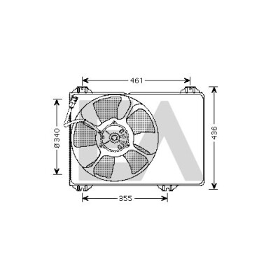 Ventilador, refrigeração do motor
