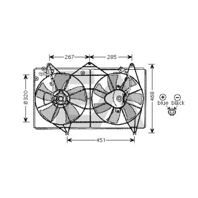 Ventilador, refrigeração do motor